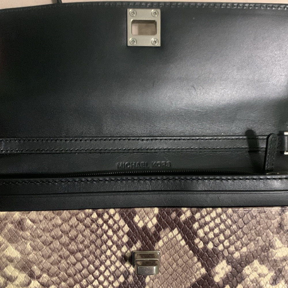 Michael Kors Python Leather Crossbody Wallet - image 8